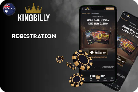 Casino registration page