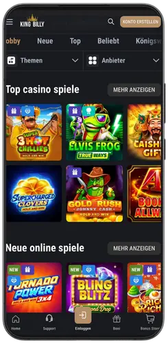 Visit the official site King Billy Casino