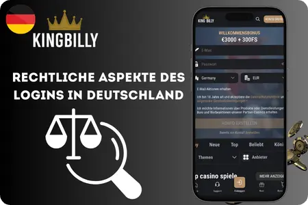 King Billy Login – Rechtliche Aspekte in Deutschland