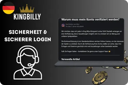 Sicherer Konto-Verifizierungsbildschirm